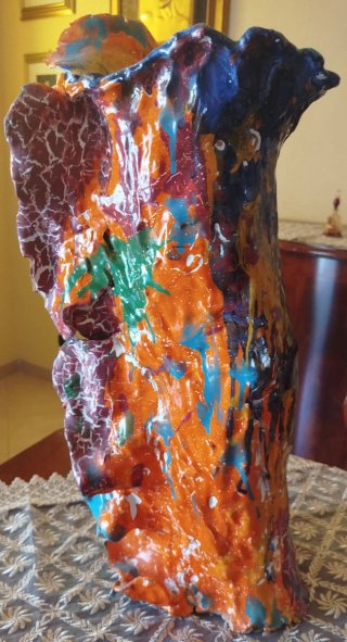Vaso ceramica artigianale siciliana