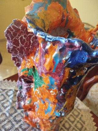 Vaso ceramica artigianale siciliana