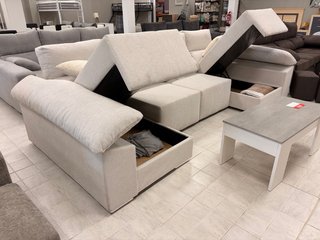 SOFA MODULAR EN FORMA DE U + 2 ARCONES