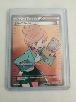 Carta Pokémon Profesor Encina