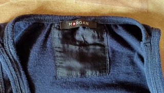 Camiseta tirantes mujer azul con volantes