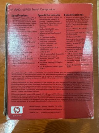 GPS HP iPAQ rx5700
