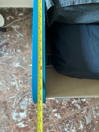 Cama nido madera con dos colchones y cajones