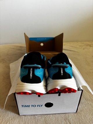Hoka Challenger 8 Trail Running Azul Turquesa