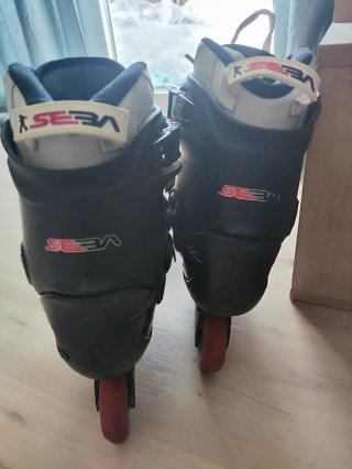 Patines Seba FR1 Negro 4 Ruedas 80mm talla 44