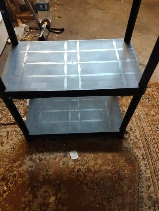Estantería modular negra 4 niveles