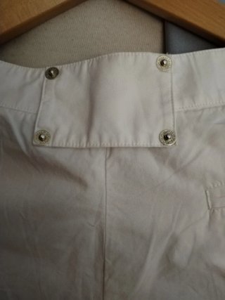 Pantalón CH Carolina Herrera Blanco Talla S