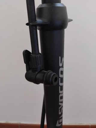 Inflador de Bicicleta con Manómetro