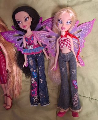 Lote 4 Bratz Magic Hair y Fashion Pixiez