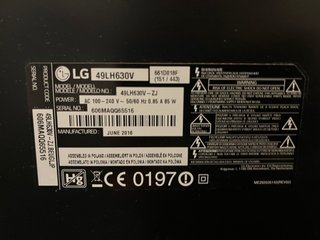 TV LED 49” LG 49LH630V Negra y Plateada