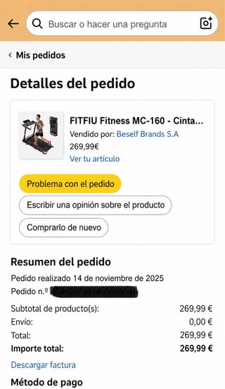 Cinta de Correr FITFIU MC-160 Plegable