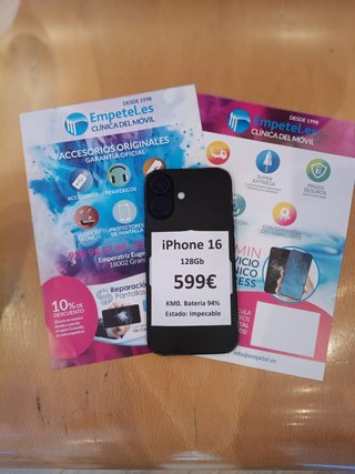 iPhone 16 128GB Negro