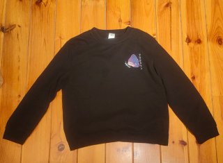 Sudadera Negra Anime Talla S