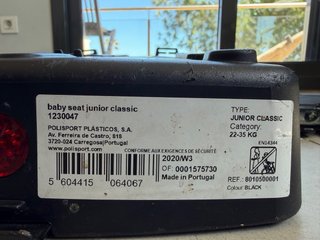 Polisport Baby Seat Junior Classic