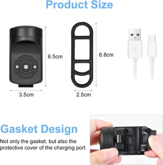 Timbre Bicicleta Eléctrico 120dB Impermeable