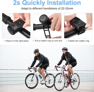 Timbre Bicicleta Eléctrico 120dB Impermeable