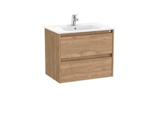 Mueble Baño Roca Tenet Nogal 2 Cajones