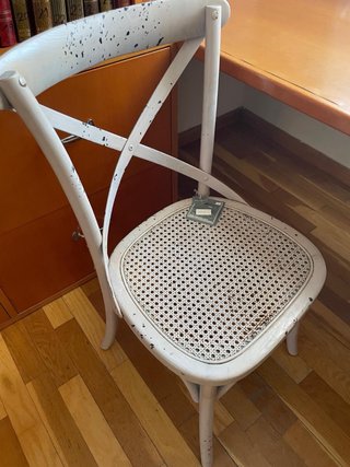 Silla Amadeus metal y madera