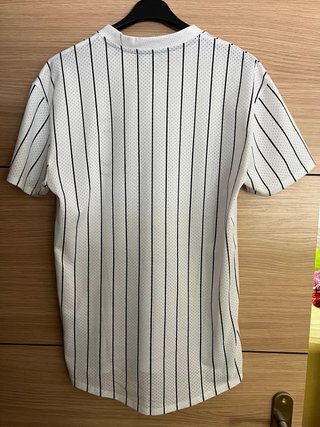 Camisa C&A Rayas Blancas y Negras Talla S