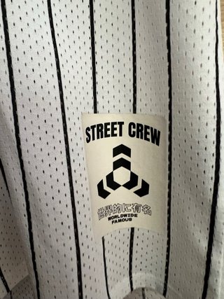 Camisa C&A Rayas Blancas y Negras Talla S