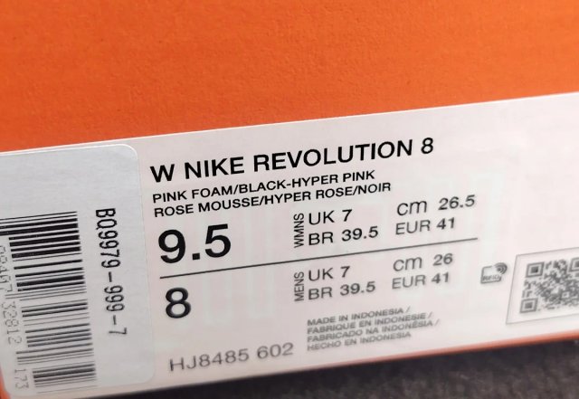 Nike Revolution 8 Mujer Rosa/Blanco Talla 41