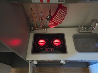 Cocinita de madera infantil