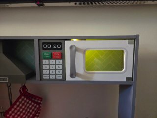 Cocinita de madera infantil