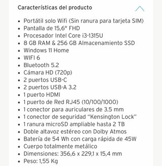 Samsung galaxy book 4 i3 de 13 generacion