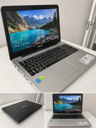 Portátil ASUS K555L Plata/Negro