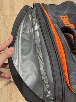 Paletero Bullpadel Negro/Naranja