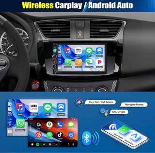 Radio Coche 2 DIN 7” CarPlay Android Auto