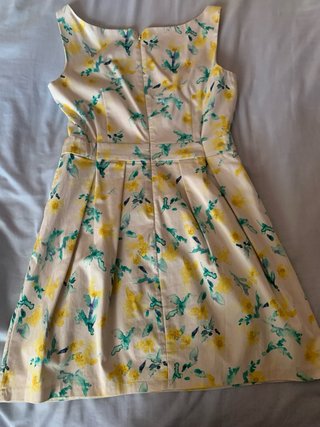 Vestido Zara flores acuarela
