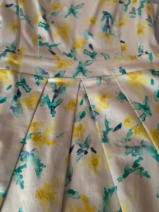 Vestido Zara flores acuarela