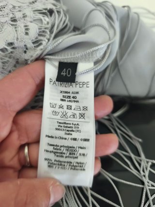 Top pizzo con frange