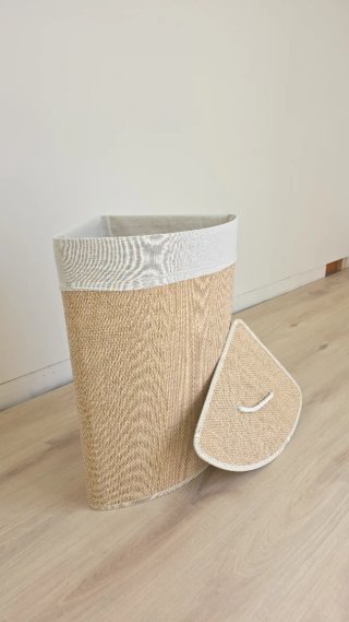 Cesto Ropa Bambú 55L