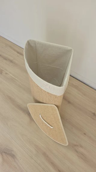 Cesto Ropa Bambú 55L