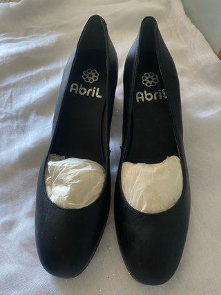 Zapato Salón Negro Piel Talla 36