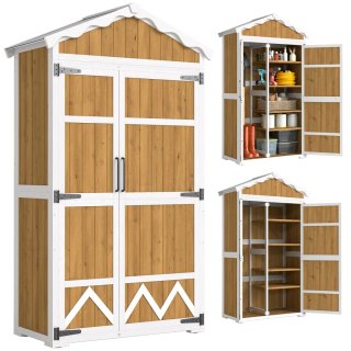 Caseta Jardín Madera 105x55x179 cm