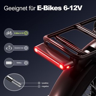 Luz LED Trasera Bicicleta LINGHUANG