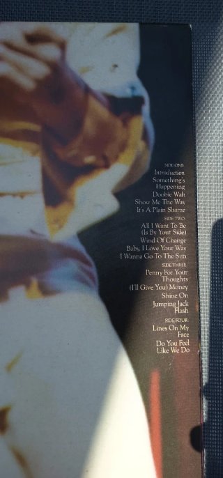 Peter Frampton LP Duplo Ao Vivo de 1976