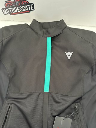 Chaqueta Dainese Mujer Talla 46 Negra/Turquesa