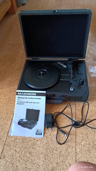 Tocadiscos USB Retro MAGINON Bluetooth