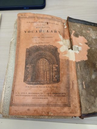 Libro antico dell' 800