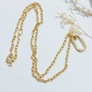 Collar Pandora Dorado con eslabones