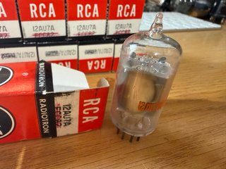 Válvula RCA 12AU7A ECC82 Radiotron Amplificador