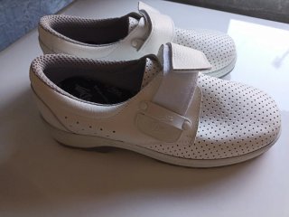 Zapato Sanidad Dian Premier Blanco SCL