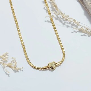 Collar Pandora Corazón Dorado