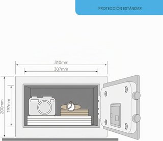 Caja fuerte electrónica Yale - YSV/200/DB2