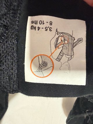 Mochila Portabebés BabyBjörn Negra/Roja