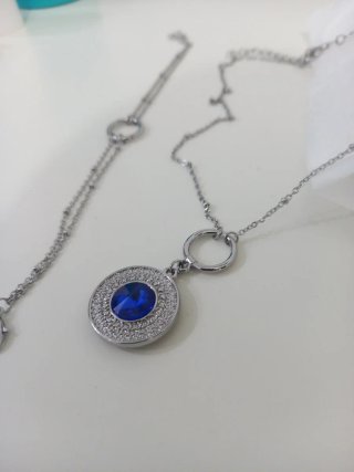 Parure collana e bracciale con ciondolo